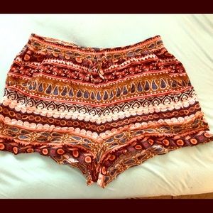 American Eagle Tie Shorts